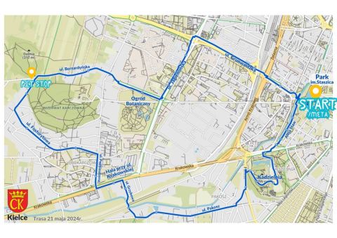 Mapa trenig 